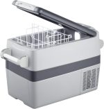 AJ30 Portable Refrigerator,Portable Freezer,32 Quart(30L) Electric Cooler,Car Refrigerator,12/24V DC Cable & 110/240V AC,Car Fridge for Camping,Truck,RV,Travel,Fishing,3-YEAR Warranty - Image 2